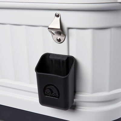 Detail View | Party Bar 125 Qt Cooler::::Bottle opener & catch bin