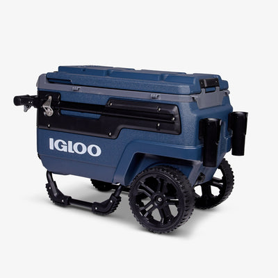 Angle View | Trailmate Journey 70 Qt Cooler::::Rear accessory slots
