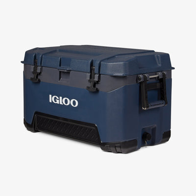 Angle View | BMX 72 Qt Cooler::::Rubberized T-latches